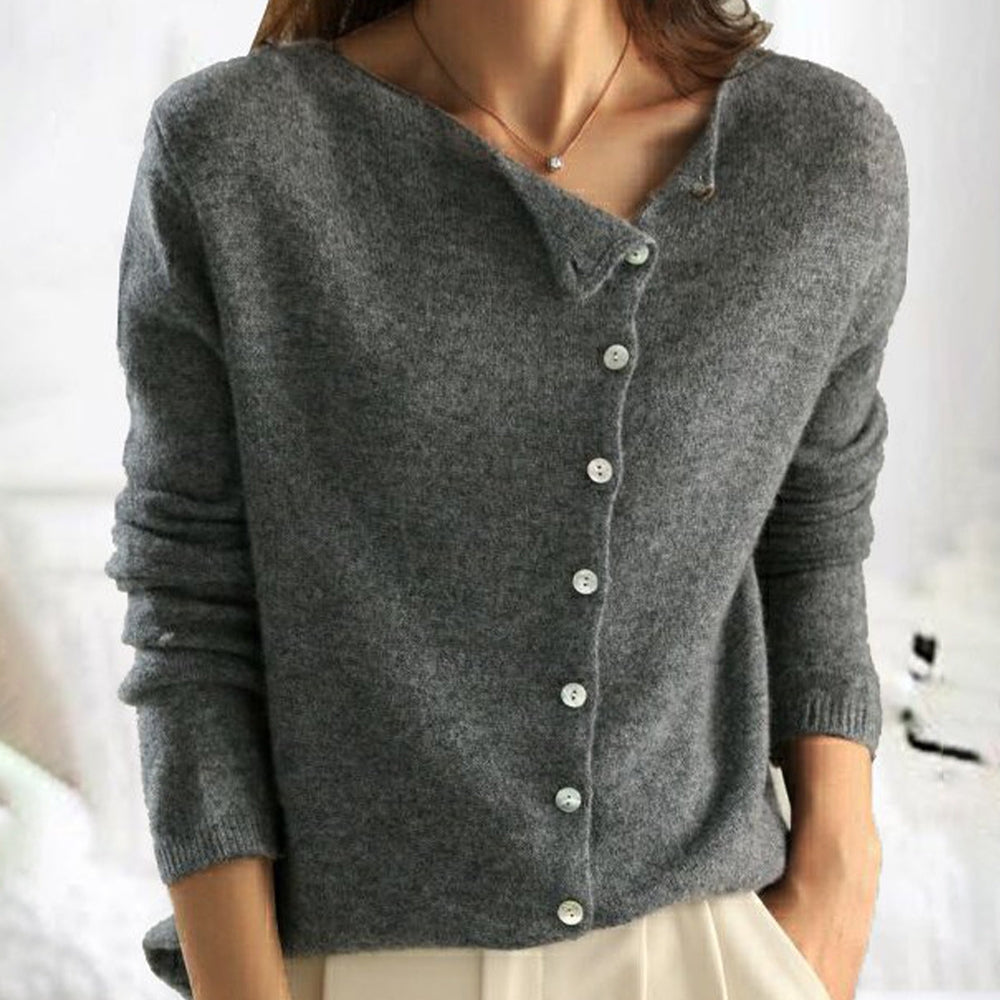 Katherine | Women's Button-Down Fitted Cardigan