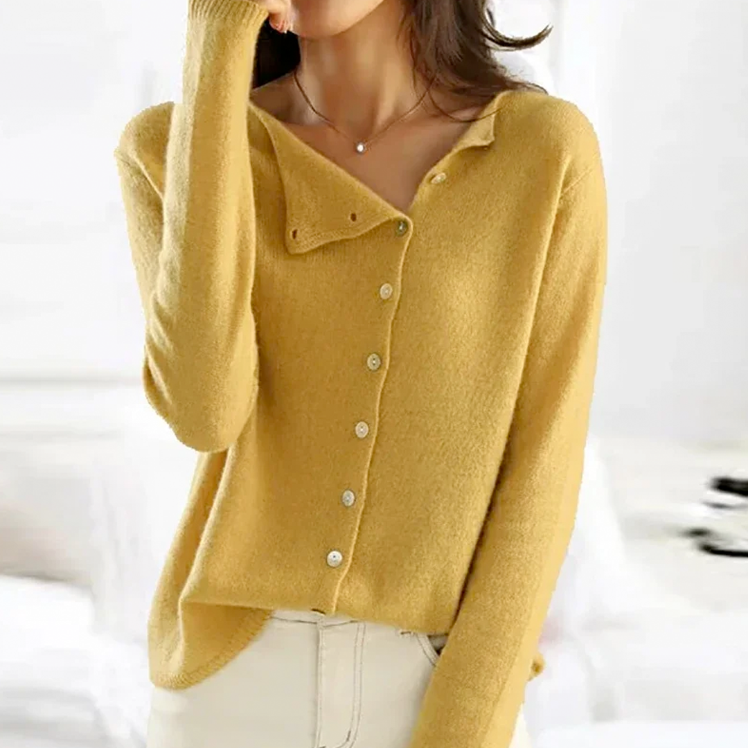 Katherine | Women's Button-Down Fitted Cardigan