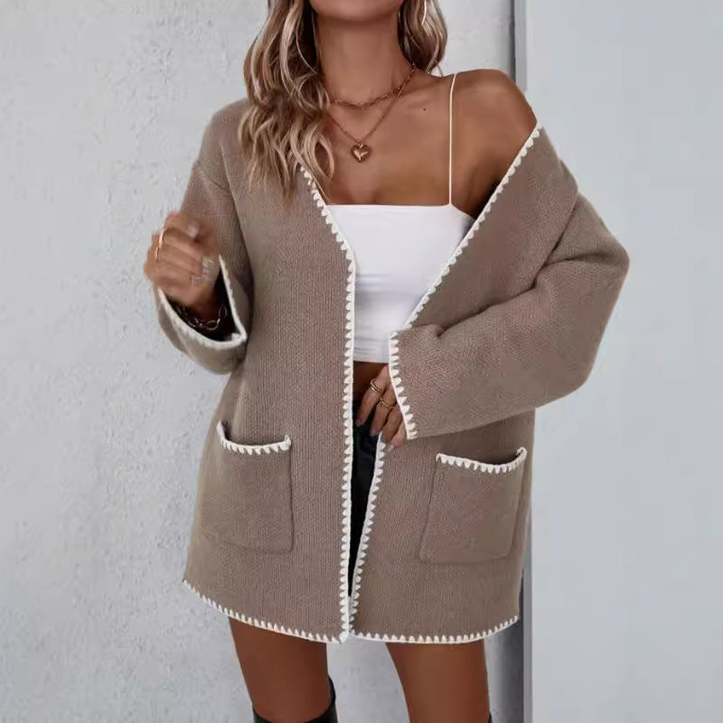 Katherine | Women's Open Front Relaxed Fit Cardigan