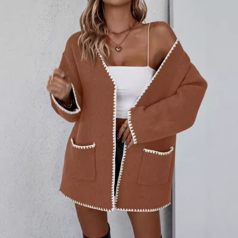 Katherine | Women's Open Front Relaxed Fit Cardigan