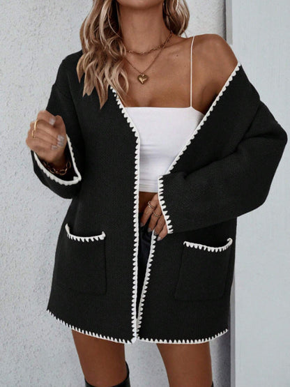 Katherine | Women's Open Front Relaxed Fit Cardigan