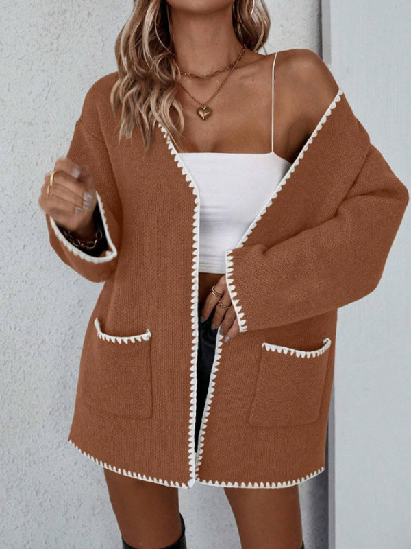 Katherine | Women's Open Front Relaxed Fit Cardigan