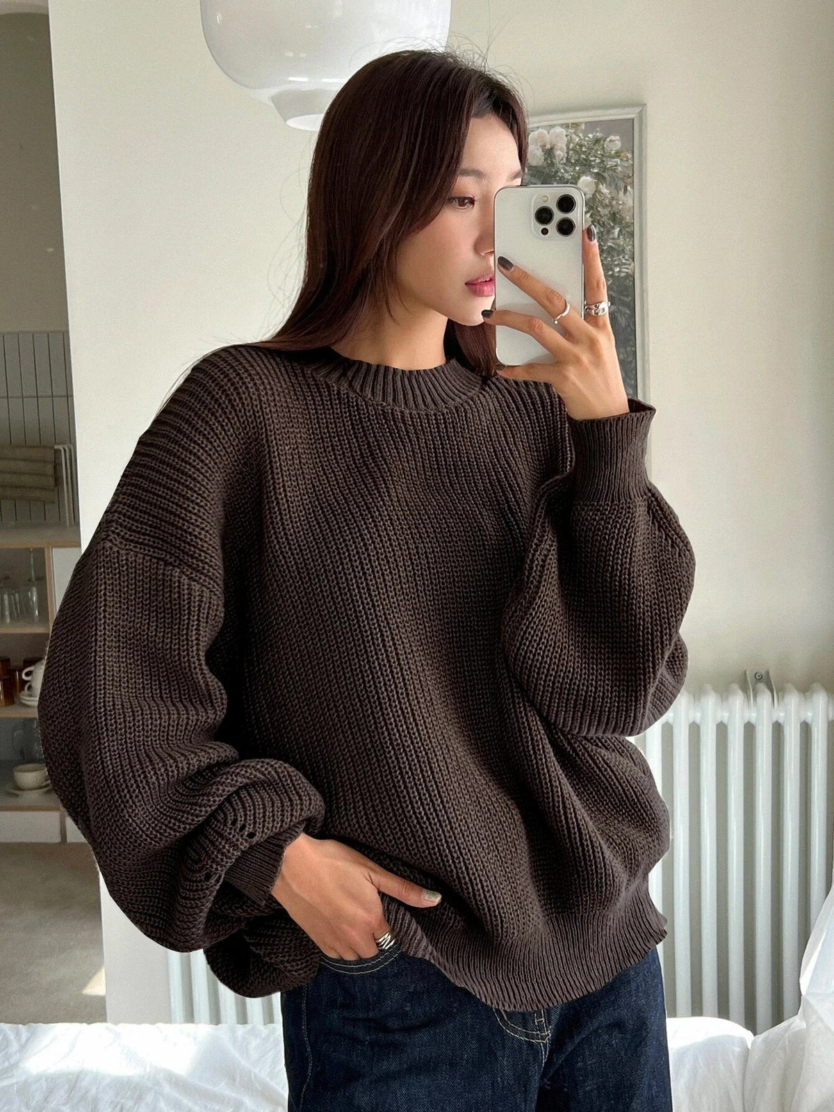 Katherine | Women's Oversized Knit Sweater