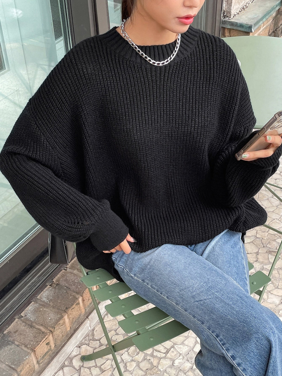 Katherine | Women's Oversized Knit Sweater