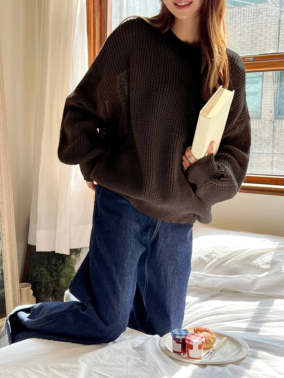 Katherine | Women's Oversized Knit Sweater