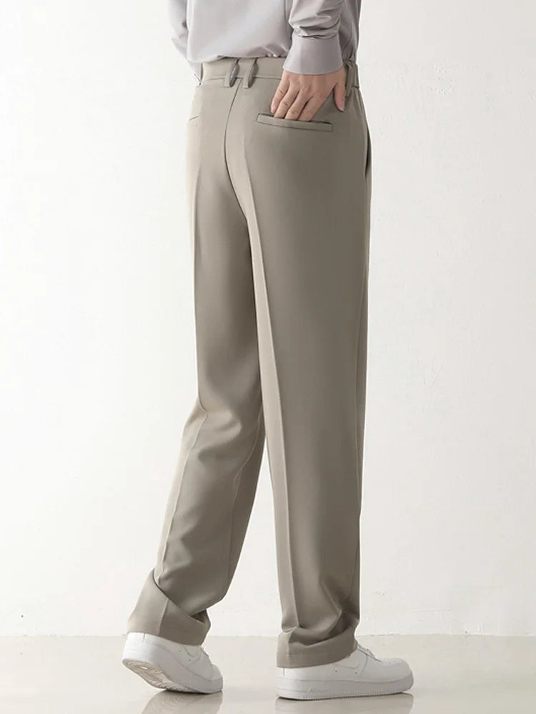 Keegan | Men's Wide Leg Pleated Dress Pants