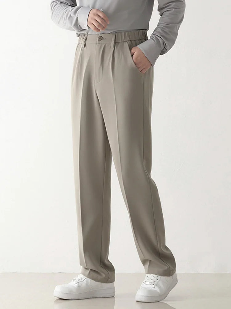 Keegan | Men's Wide Leg Pleated Dress Pants