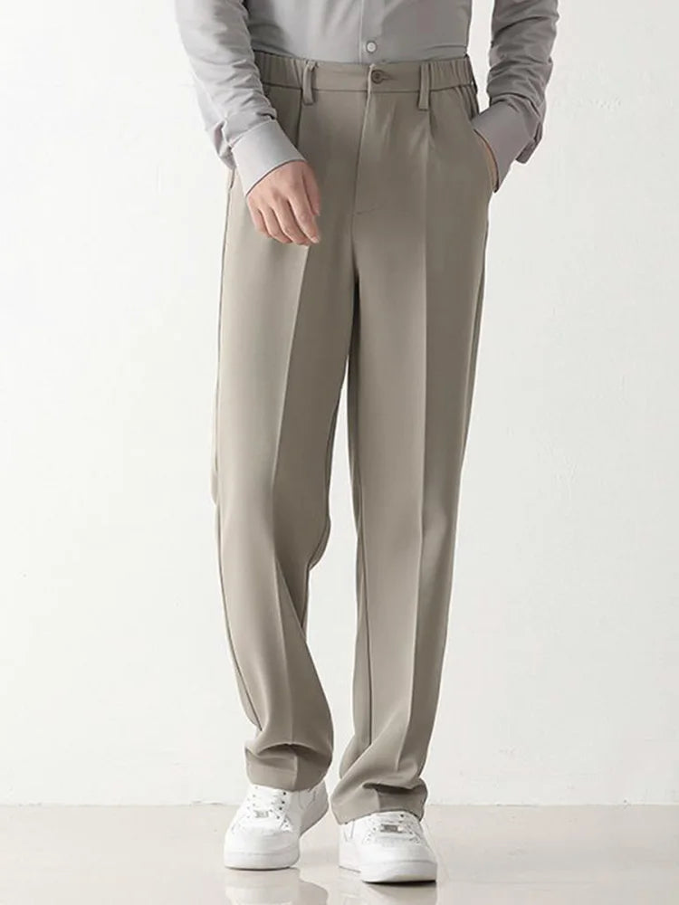 Keegan | Men's Wide Leg Pleated Dress Pants