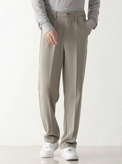 Keegan | Men's Wide Leg Pleated Dress Pants