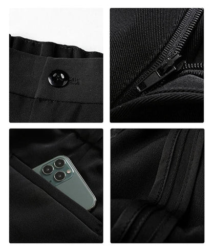 Keegan | Men's Wide Leg Pleated Dress Pants