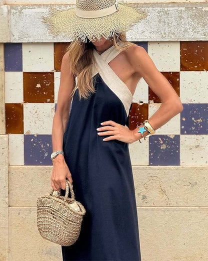 Keira | Women's Sleeveless A-Line Maxi Dress