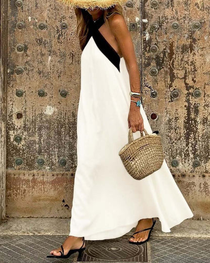Keira | Women's Sleeveless A-Line Maxi Dress