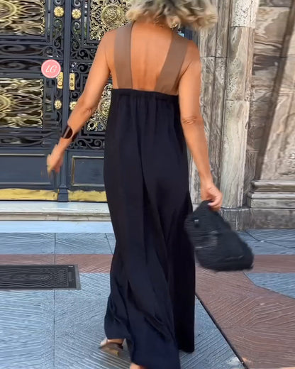 Keira | Women's Sleeveless A-Line Maxi Dress
