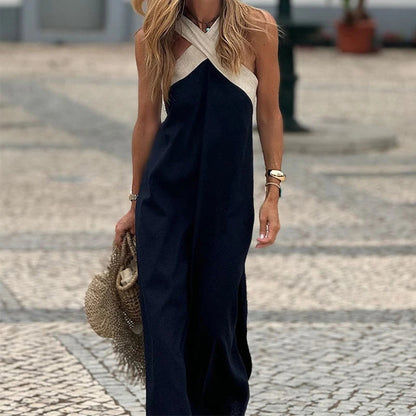 Keira | Women's Sleeveless A-Line Maxi Dress