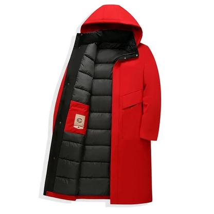 Keith | Men's Hooded Padded Long Coat