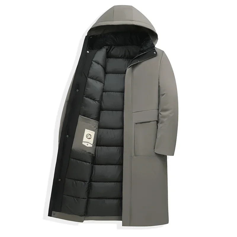 Keith | Men's Hooded Padded Long Coat