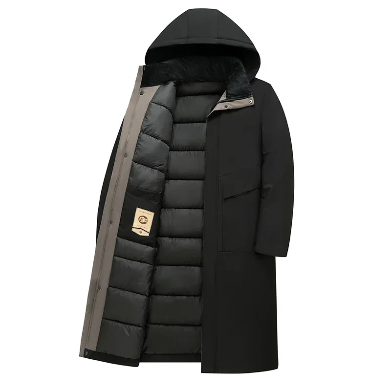 Keith | Men's Hooded Padded Long Coat