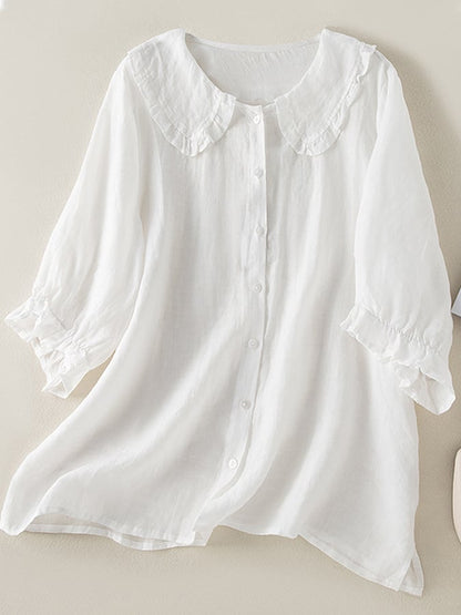 Kelsey | Women's Ruffle Collar Blouse