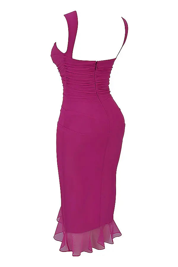 Kelsey | Women's Sleeveless Bodycon Midi Dress