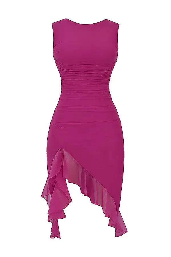 Kelsey | Women's Sleeveless Bodycon Midi Dress