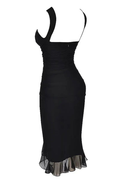 Kelsey | Women's Sleeveless Bodycon Midi Dress