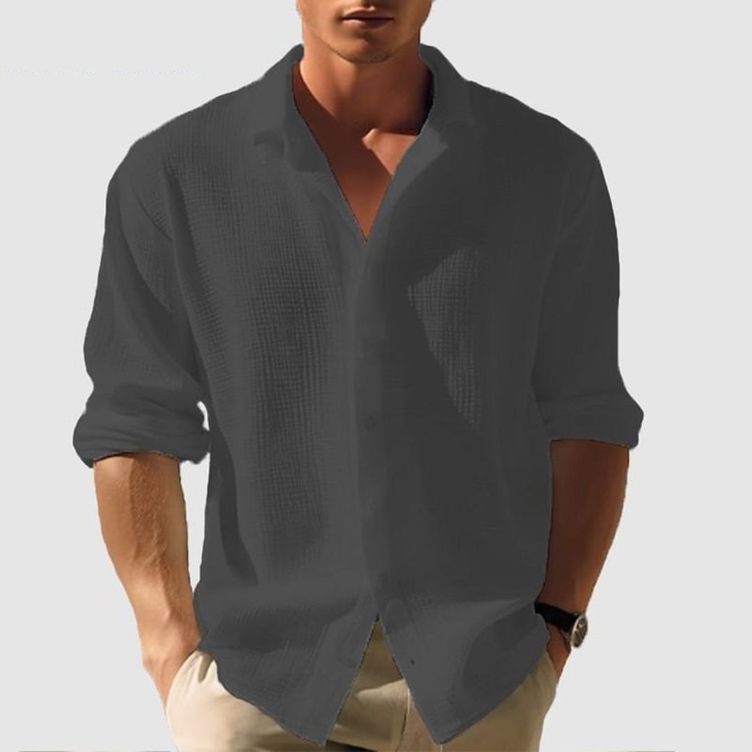 Kelvin | Men's Long Sleeve Button-Down Shirt