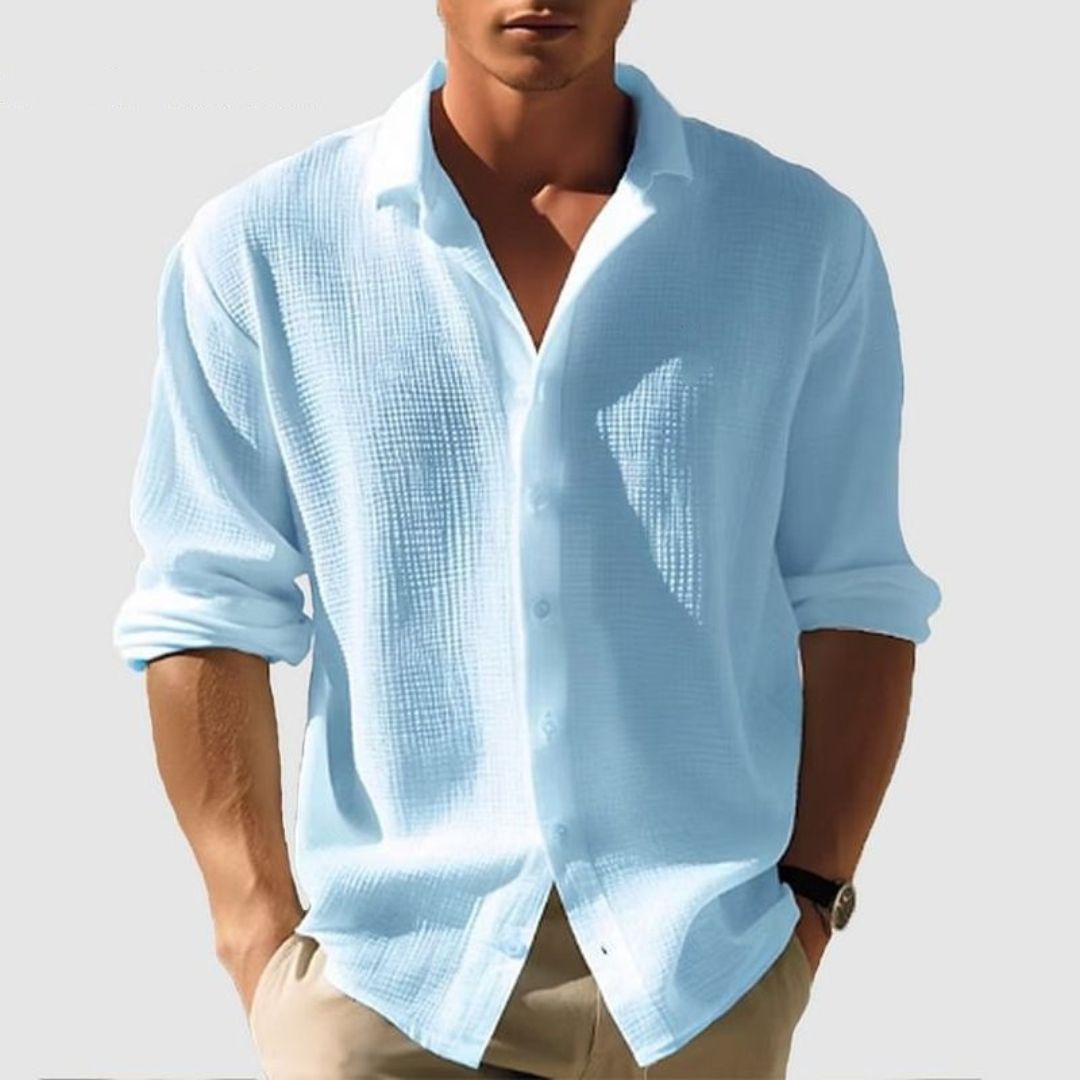 Kelvin | Men's Long Sleeve Button-Down Shirt