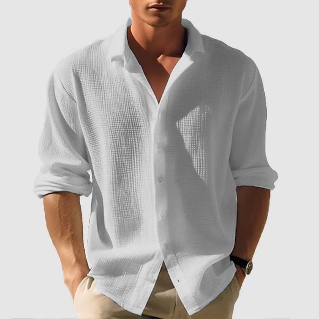 Kelvin | Men's Long Sleeve Button-Down Shirt
