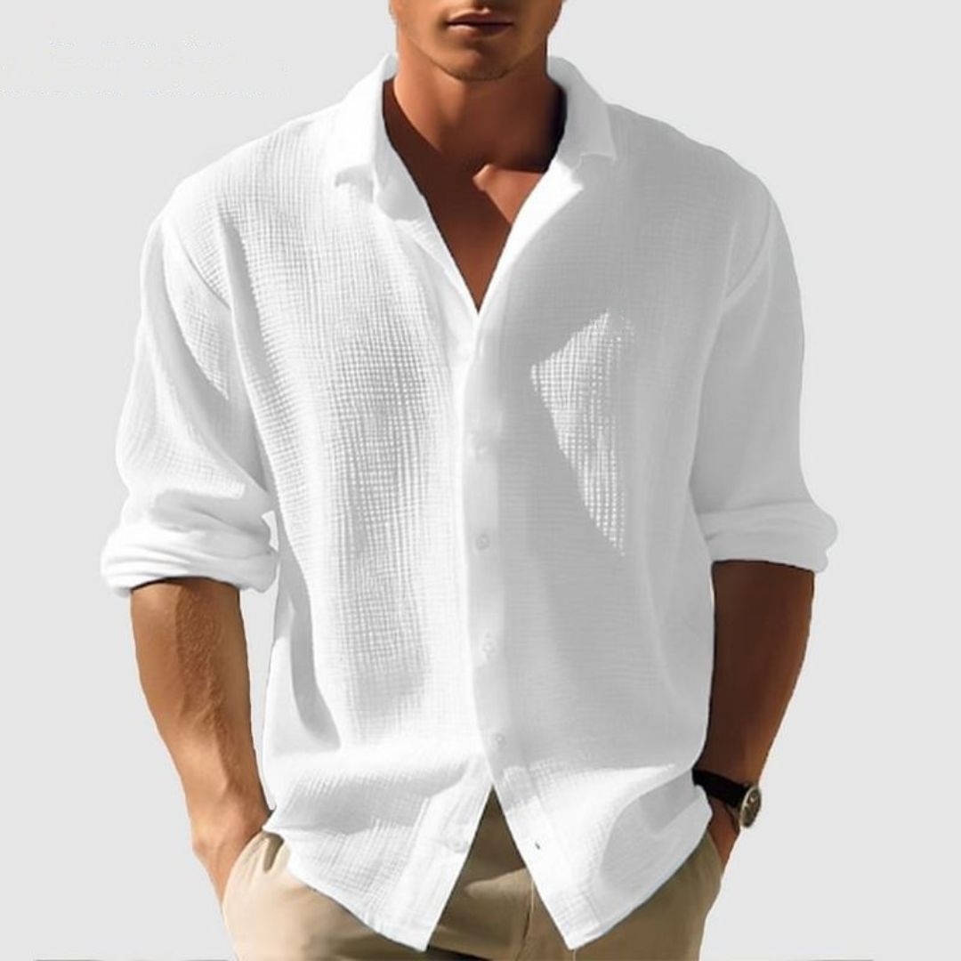 Kelvin | Men's Long Sleeve Button-Down Shirt