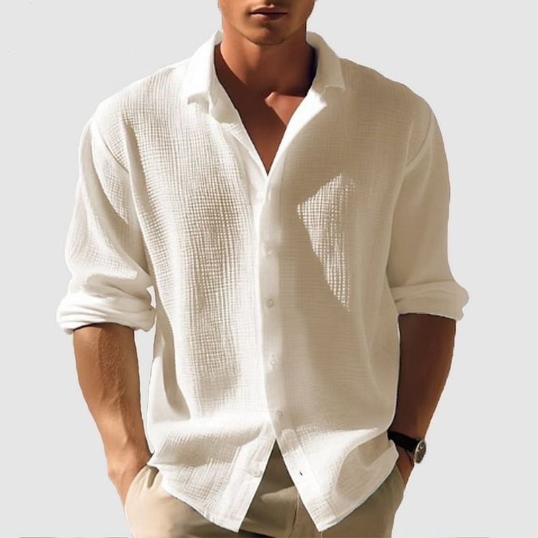 Kelvin | Men's Long Sleeve Button-Down Shirt