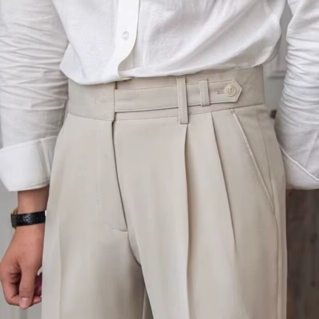 Kelvin | Men's Pleated Dress Pants