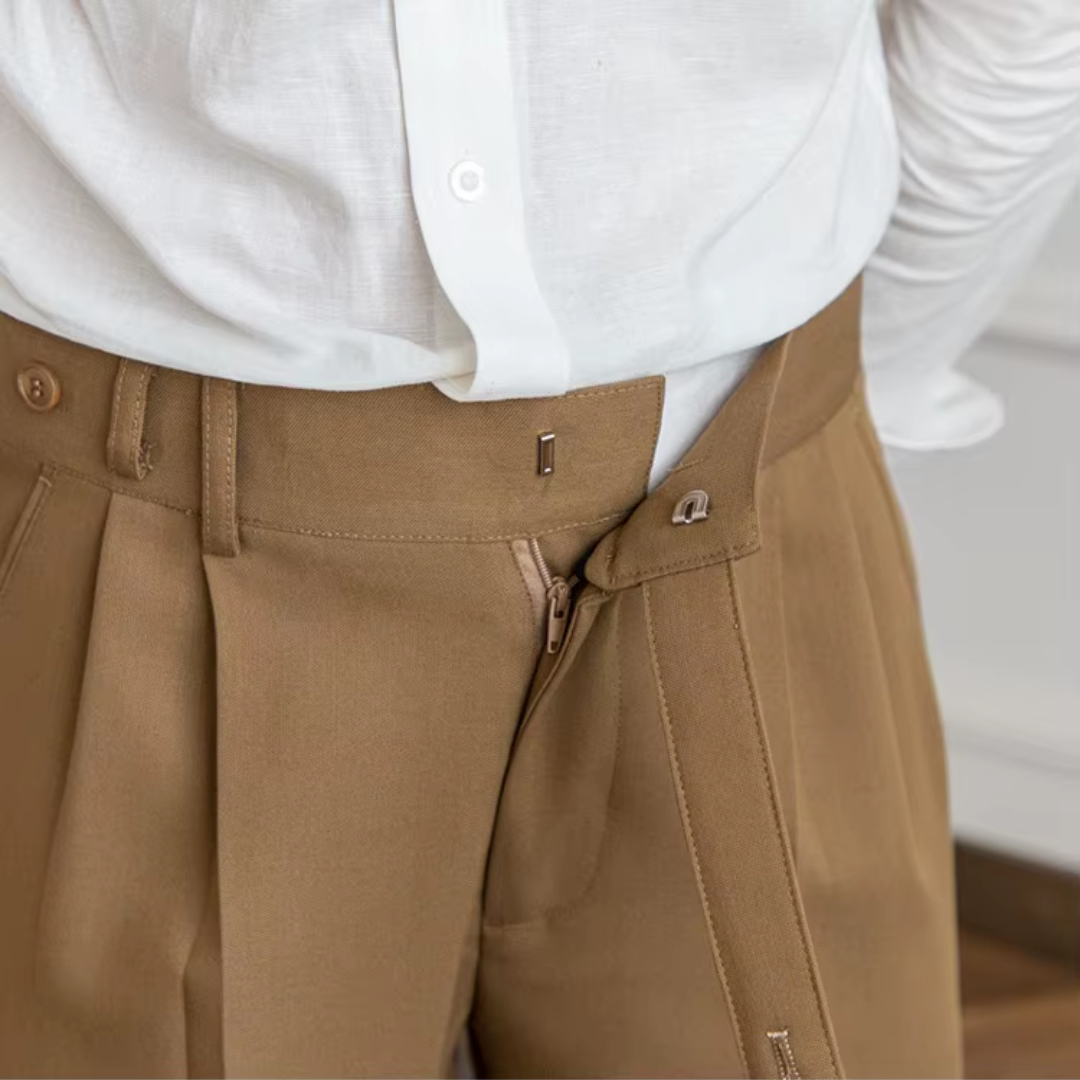 Kelvin | Men's Pleated Dress Pants
