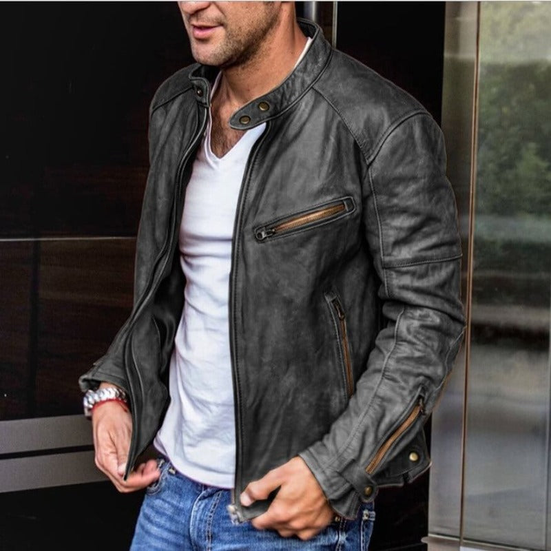 Kelvin | Men's Slim Fit Racer Jacket