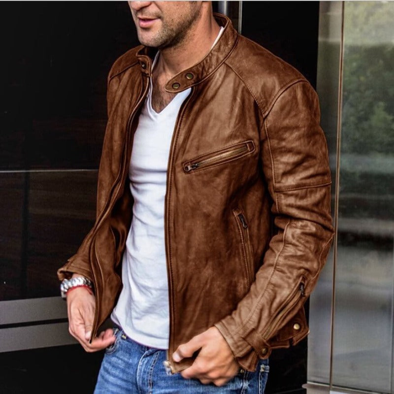 Kelvin | Men's Slim Fit Racer Jacket