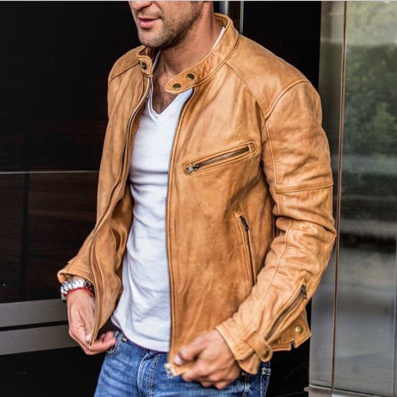 Kelvin | Men's Slim Fit Racer Jacket