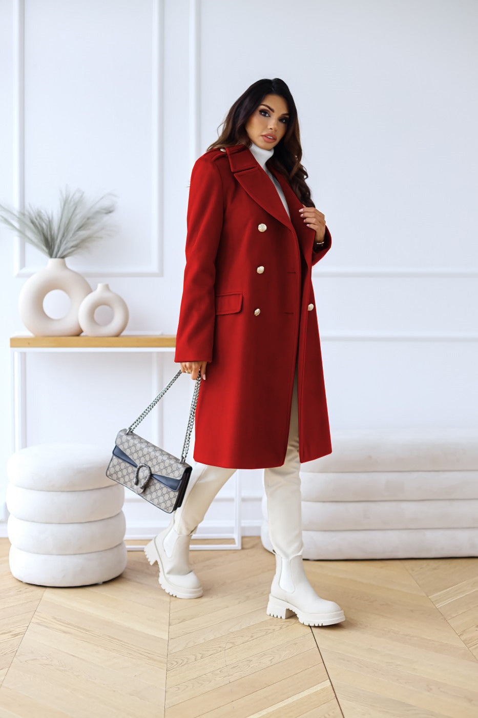 Kendra | Women's Double-Breasted Coat