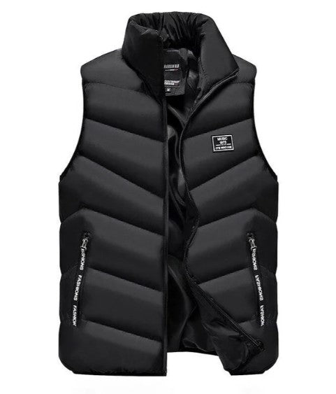Kieran | Men's Puffer Zip Up Vest