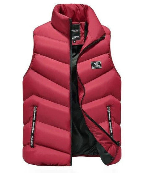 Kieran | Men's Puffer Zip Up Vest