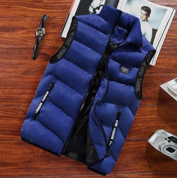 Kieran | Men's Puffer Zip Up Vest