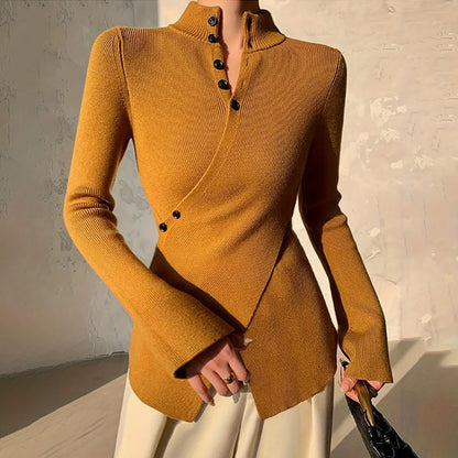 Kim | Women's Wrap Long Sleeve Sweater