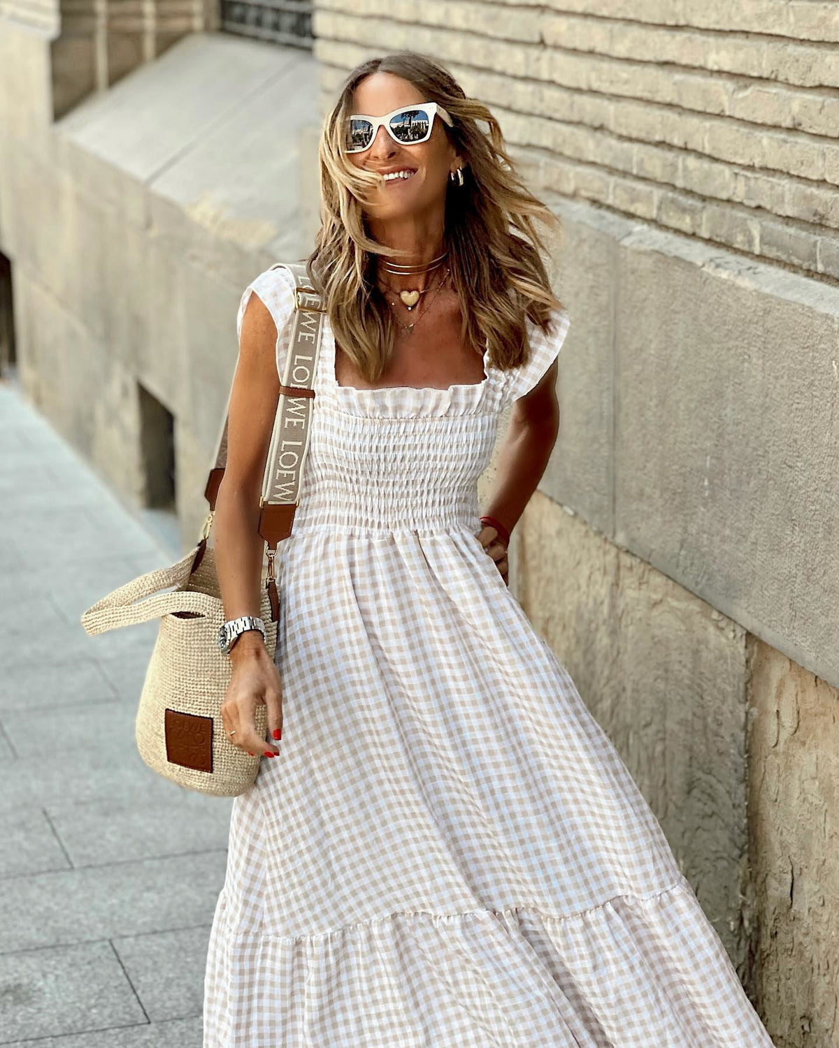 Krista | Women's Sleeveless Tiered Maxi Dress