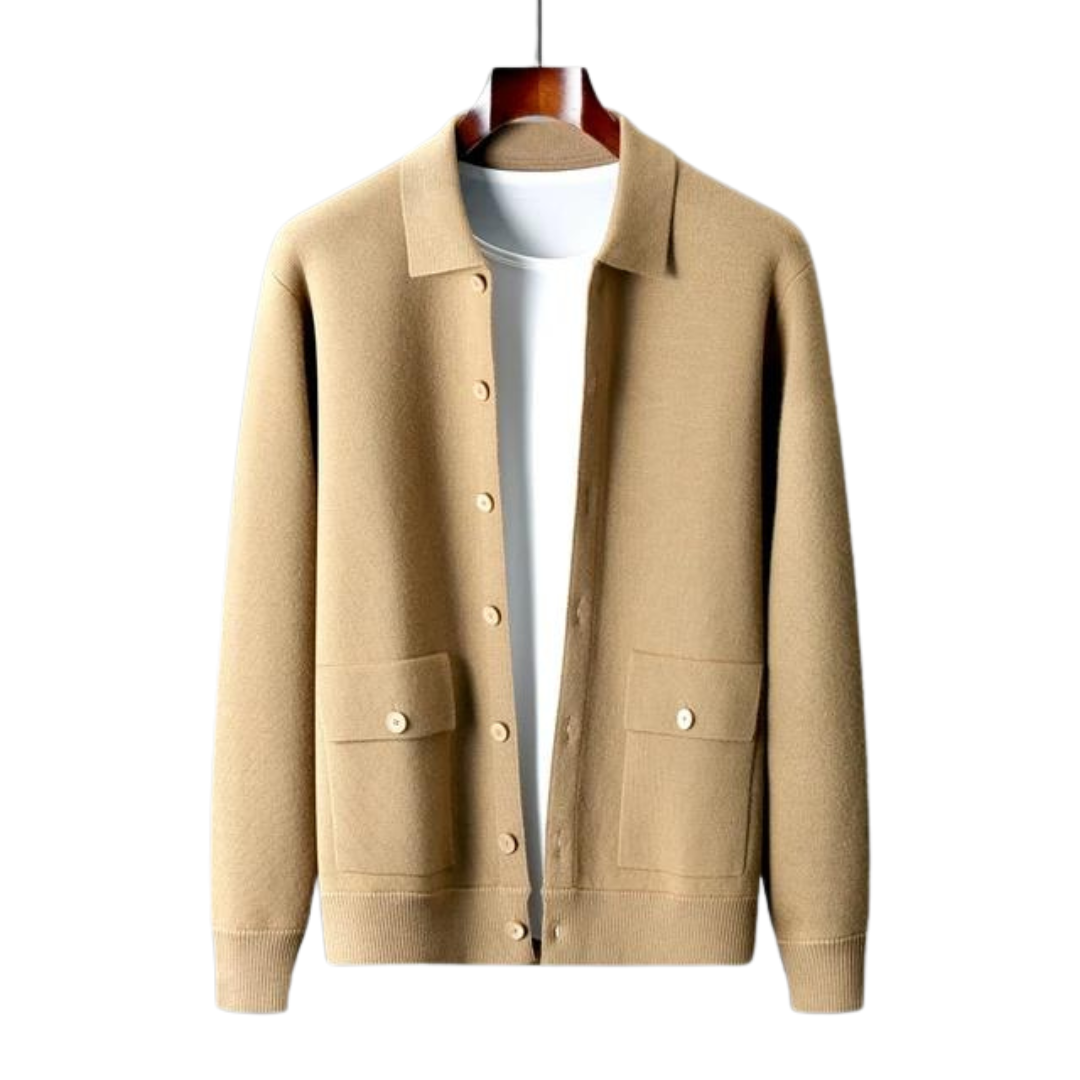 Kurt | Men's Button-Down Knit Cardigan