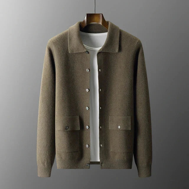 Kurt | Men's Button-Down Knit Cardigan