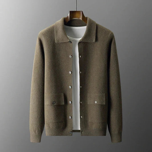 Kurt | Men's Button-Down Knit Cardigan