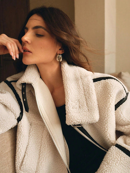 Kylie | Women's Oversized Sherpa Jacket