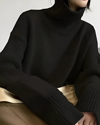 Kylie | Women's Oversized Turtleneck Sweater