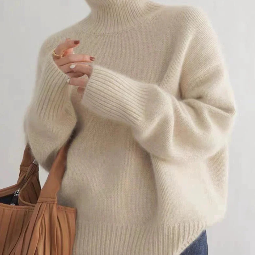 Kylie | Women's Oversized Turtleneck Sweater