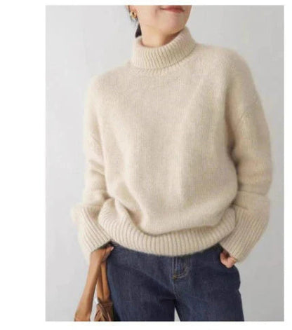 Kylie | Women's Oversized Turtleneck Sweater