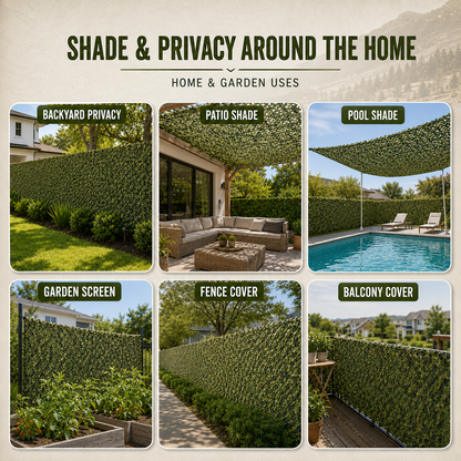 Large Camouflage Mesh Roll