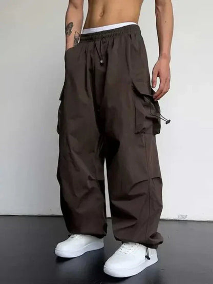 Lawrence | Men's Wide Leg Cargo Pants